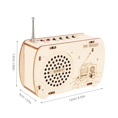 Gogogmee DIY Holzradio Bausatz Wissenschaftliches Experimentierset Stem Lernspielzeug für Jungen und Mädchen Elektronik Baukasten zum Selberbauen Fördert Kognitive Entwicklung und Gogogmee DIY Holzradio Bausatz Wissenschaftliches Experimentierset Stem Lernspielzeug für Jungen und Mädchen Elektronik Baukasten zum Selberbauen Fördert Kognitive Entwicklung und von Gogogmee