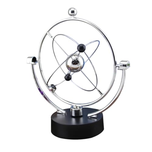 Gogogmee Elektronisches Perpetual Motion Modell Automatische Rotation Metall Desktop Dekoration Kinetisches Planetenmodell für Büro Wohnzimmer und Lernspielzeug Batteriefrei Gogogmee Elektronisches Perpetual Motion Modell Automatische Rotation Metall Desktop Dekoration Kinetisches Planetenmodell für Büro Wohnzimmer und Lernspielzeug Batteriefrei von Gogogmee