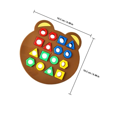 Gogogmee Farb und Form Erkennung Spielset Handliches Lernspielzeug Logischem Denken und Kreativität Leichte Robuste Materialien für Eltern Junge Mädchen Spiele und Frühkindliche Bildung Gogogmee Farb und Form Erkennung Spielset Handliches Lernspielzeug Logischem Denken und Kreativität Leichte Robuste Materialien für Eltern Junge Mädchen Spiele und Frühkindliche Bildung von Gogogmee