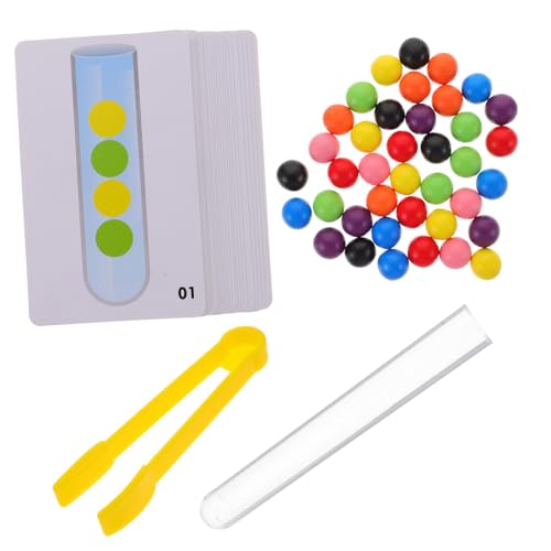 Gogogmee Feinmotorik Lernspielzeug für Kleinkinder Farbige Perlen mit Pinzette Hand Auge Koordination Sicheres Montessori Aktivitätsspielzeug für Elternspielspaß Gogogmee Feinmotorik Lernspielzeug für Kleinkinder Farbige Perlen mit Pinzette Hand Auge Koordination Sicheres Montessori Aktivitätsspielzeug für Elternspielspaß von Gogogmee