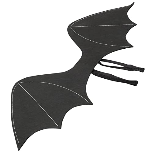 Gogogmee Fledermausflügel Teufel Rollenspiel Flügel Kinder-Outfits Karneval Flügel Drachenflügel schwarzer Flügel bat Wings Halloween Party Decorations Kostüm Party-Requisite Stoff Black von Gogogmee