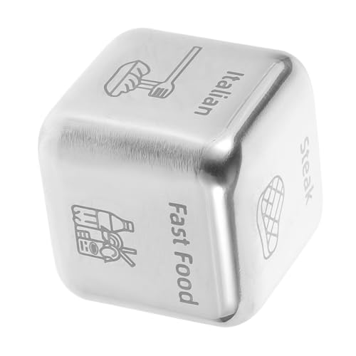 Gogogmee Food Decision Dice Leicht Griffig Lustiges Partyspiel Würfel für Dinner Entscheidungsspiel Jahrestag für Freunde Gogogmee Food Decision Dice Leicht Griffig Lustiges Partyspiel Würfel für Dinner Entscheidungsspiel Jahrestag für Freunde von Gogogmee
