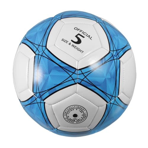 Gogogmee Fußballmaschine Nr. 5 Sportspiel Sport Fußball Hallenfußball Fußball-Trainingsball Kinder fußball fußballtraining fußball Training Fußball Größe 5 Jungen Kleiner Fußball PVC von Gogogmee