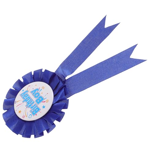 Gogogmee Geburtstagskind-abzeichen Geburtstagsfeier Stift Broschen Für Jungen Geburtstagszubehör Für Jungen Preisband Zum Geburtstag Alles Zum Geburtstag-abzeichen-pin Weißblech Blue von Gogogmee