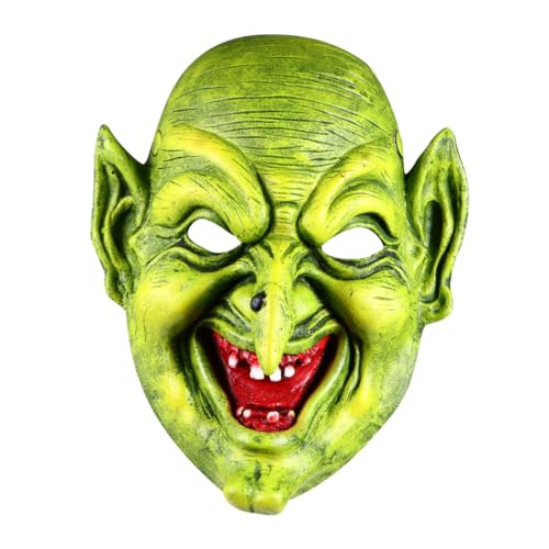 Gogogmee Gruselige Schrei Maske Für Halloween Realistische PU Kopfmaske Für Horror Cosplay Party Dekoration Und Kostüme Ideal Für Gruselige Themenpartys Und Schreckensfilme von Gogogmee