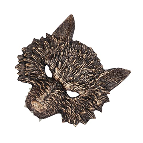 Gogogmee Halloween Wolf Fuchsmaske Wolf-Cosplay- für Karneval halloween costume halloween kleidung Gesichtsmaske Fuchskostüm für Party Maskerade Tiermaske Pu von Gogogmee