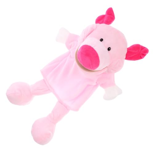 Gogogmee Handpuppe Schwein Plüschspielzeug für Interaktives Handpuppentier zum Geschichtenerzählen Fördert Kommunikation und Hand Auge koordination Niedliches Cartoon Design Gogogmee Handpuppe Schwein Plüschspielzeug für Interaktives Handpuppentier zum Geschichtenerzählen Fördert Kommunikation und Hand Auge koordination Niedliches Cartoon Design von Gogogmee