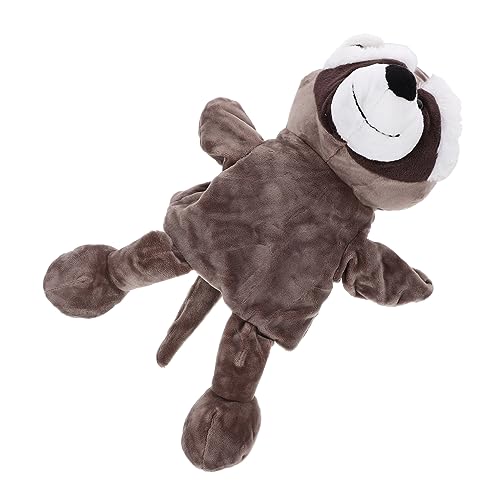 Gogogmee Handpuppe Waschbär Spielzeuge Tierisches Plüschtier Interaktive Handpuppe Emuliertes Tierspielzeug Tierisches Handspielzeug Kinderspielzeug Tierische Handpuppe Pp Baumwolle von Gogogmee