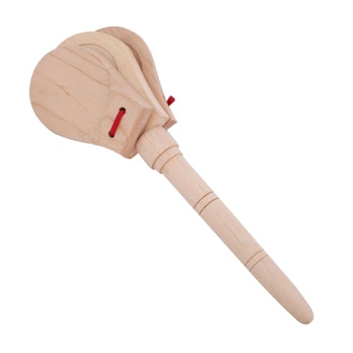 Gogogmee Holz Castagnetten Musikinstrument für Ab Jahren Einfaches Schlaginstrument für Musikalische Frühförderung Pädagogisches Lernspielzeug für Mädchen und Jungen Gogogmee Holz Castagnetten Musikinstrument für Ab Jahren Einfaches Schlaginstrument für Musikalische Frühförderung Pädagogisches Lernspielzeug für Mädchen und Jungen von Gogogmee
