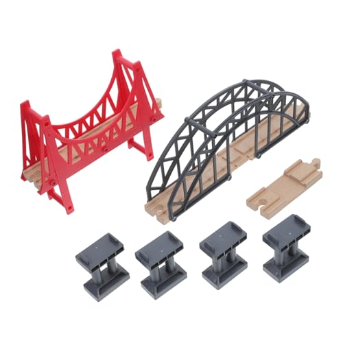 Gogogmee Holz Eisenbahn Brücke Set Zubehör für Zugstrecke mit Brückenpfeilern Kreatives Langlebiges Design für Fantasievolles Fördert Familieninteraktion und Kinderkreativität Gogogmee Holz Eisenbahn Brücke Set Zubehör für Zugstrecke mit Brückenpfeilern Kreatives Langlebiges Design für Fantasievolles Fördert Familieninteraktion und Kinderkreativität von Gogogmee
