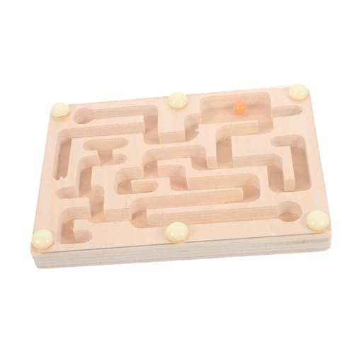 Gogogmee Holz Puzzle Maze Balance für Pädagogisches Labyrinth mit Rollenden Perlen Handliches Balancierbrett zur Konzentration Feinmotorik und Gleichgewicht Gogogmee Holz Puzzle Maze Balance für Pädagogisches Labyrinth mit Rollenden Perlen Handliches Balancierbrett zur Konzentration Feinmotorik und Gleichgewicht von Gogogmee