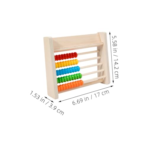 Gogogmee Holz abakus Rechenrahmen mit Bunten Perlen Pädagogisches Lernspielzeug für Ab Jahren Fördert Rechenfähigkeiten Farb Formwahrnehmung Sicheres Material für Frühe Gogogmee Holz abakus Rechenrahmen mit Bunten Perlen Pädagogisches Lernspielzeug für Ab Jahren Fördert Rechenfähigkeiten Farb Formwahrnehmung Sicheres Material für Frühe von Gogogmee