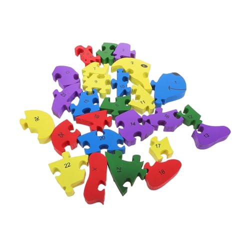 Gogogmee Holzbausteine Lernspielzeug Buchstaben Zahlen Puzzle mit Hundemotiv Tragbar Pädagogisch für Vorschule und Kindergarten Fördert Zusammenarbeit und Spielerisches Lernen Gogogmee Holzbausteine Lernspielzeug Buchstaben Zahlen Puzzle mit Hundemotiv Tragbar Pädagogisch für Vorschule und Kindergarten Fördert Zusammenarbeit und Spielerisches Lernen von Gogogmee