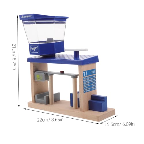 Gogogmee Holzeisenbahn Spielset Flughafen Bahnstation Zubehör für Motorik Kreatives Bauen Pädagogisches Holzspielzeug für Mädchen Jungen Ab Jahren Gogogmee Holzeisenbahn Spielset Flughafen Bahnstation Zubehör für Motorik Kreatives Bauen Pädagogisches Holzspielzeug für Mädchen Jungen Ab Jahren von Gogogmee