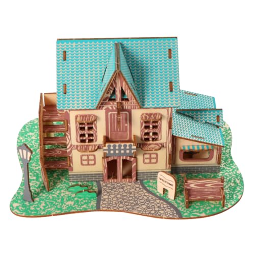 Gogogmee Holzhaus Spielzeug Spielzeuge Rätsel Pädagogisches Holzpuzzle Lernspielzeug Aus Holz Puzzle-Spielzeug Aus Holz -Puzzle-Spielzeug von Gogogmee