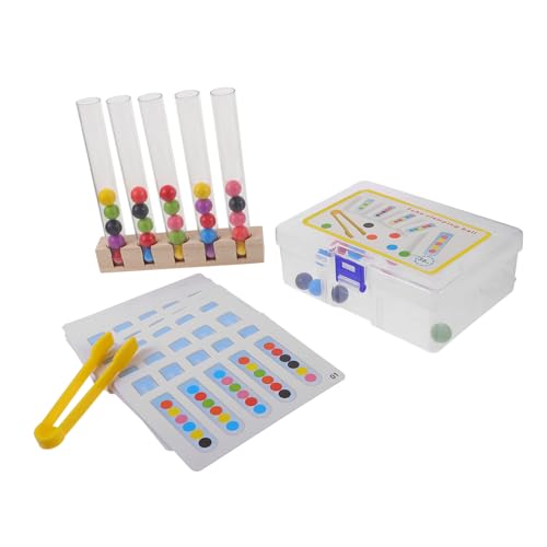 Gogogmee Holzperlen Steckspiel Farbensortierspiel für Ab Jahren Motorisches Lernspielzeug zur Hand Auge Koordination Pädagogisches Montessori Holzspielzeug für Jungen und Mädchen Gogogmee Holzperlen Steckspiel Farbensortierspiel für Ab Jahren Motorisches Lernspielzeug zur Hand Auge Koordination Pädagogisches Montessori Holzspielzeug für Jungen und Mädchen von Gogogmee