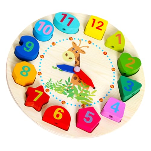 Gogogmee Holzperlen Uhr Lernspielzeug mit Zahlen Montessori Holzspielzeug Ab Jahr für Jungen Mädchen Umweltfreundliche Holzsortieruhr zur Kognitiver Entwicklung Pädagogisches Perlenketten Gogogmee Holzperlen Uhr Lernspielzeug mit Zahlen Montessori Holzspielzeug Ab Jahr für Jungen Mädchen Umweltfreundliche Holzsortieruhr zur Kognitiver Entwicklung Pädagogisches Perlenketten von Gogogmee