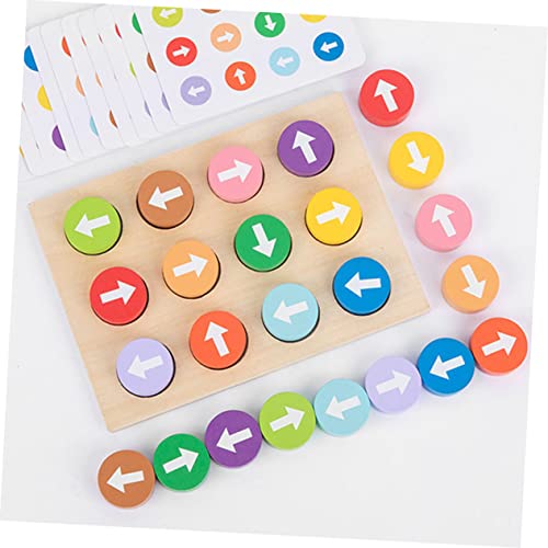 Gogogmee Holzpfeil Richtungs lernspielzeug für Buntes Kognitives Spiel zur Farberkennung Handliches Holzspielzeug Intelligenz und Hand Auge koordination Langlebig und Kreativ Gogogmee Holzpfeil Richtungs lernspielzeug für Buntes Kognitives Spiel zur Farberkennung Handliches Holzspielzeug Intelligenz und Hand Auge koordination Langlebig und Kreativ von Gogogmee