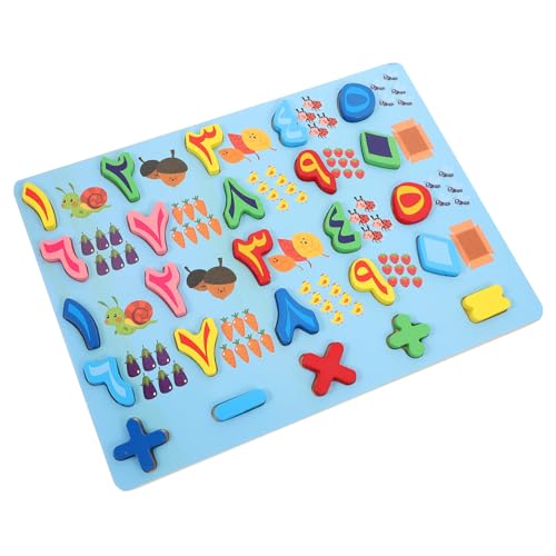 Gogogmee Holzpuzzle Arabische Buchstaben und Zahlen für Kleinkinder Montessori Lernspielzeug aus Robustem Pädagogisches Frühförderungs Puzzle Logik Hand Auge koordination und Kognitiven Gogogmee Holzpuzzle Arabische Buchstaben und Zahlen für Kleinkinder Montessori Lernspielzeug aus Robustem Pädagogisches Frühförderungs Puzzle Logik Hand Auge koordination und Kognitiven von Gogogmee