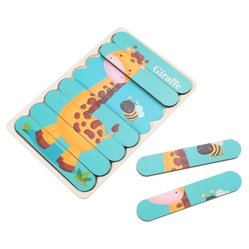 Gogogmee Holzpuzzle Seitig mit Zebra Giraffe Großes Steckspielzeug für Kleinkinder Fördert Formen und Farberkennung Montessori Lernspielzeug für Jungen und Mädchen Ab Jahren Gogogmee Holzpuzzle Seitig mit Zebra Giraffe Großes Steckspielzeug für Kleinkinder Fördert Formen und Farberkennung Montessori Lernspielzeug für Jungen und Mädchen Ab Jahren von Gogogmee