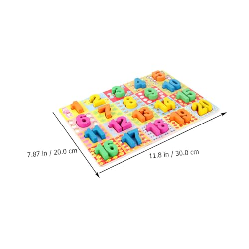 Gogogmee Holzpuzzle Zahlen Lernspielzeug Montessori Pädagogisch Sicher Glatt Poliert Für Jungen Mädchen Ab Jahren Gogogmee Holzpuzzle Zahlen Lernspielzeug Montessori Pädagogisch Sicher Glatt Poliert Für Jungen Mädchen Ab Jahren von Gogogmee