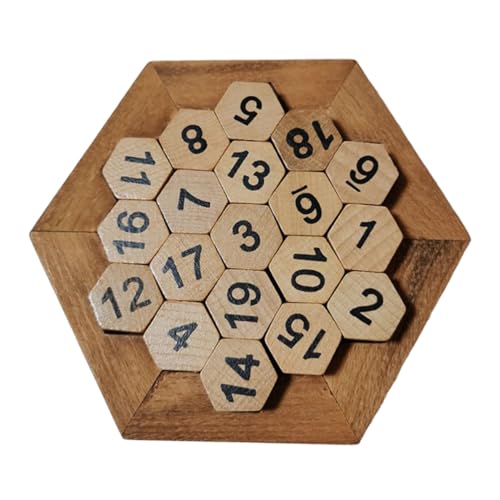 Gogogmee Holzpuzzle Zahlen Lernspielzeug aus Holz Pädagogisches Zahlenbrett für Frühe Bildung Sechseckiges Zahlen Puzzle Spielerisches Lernen und Eltern Junge Mädchen aktivitäten Gogogmee Holzpuzzle Zahlen Lernspielzeug aus Holz Pädagogisches Zahlenbrett für Frühe Bildung Sechseckiges Zahlen Puzzle Spielerisches Lernen und Eltern Junge Mädchen aktivitäten von Gogogmee