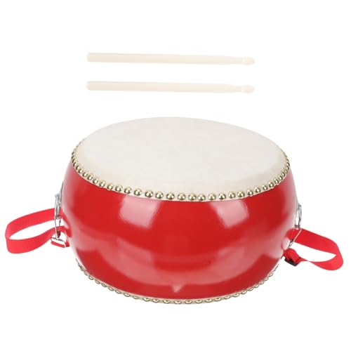 Gogogmee Holzschlaginstrument Cowhide Trommel mit Trommelstock und Tragegurt Robustes Musikspielzeug Rhythmus und Hand Augen Koordination für Mädchen und Jungen Gogogmee Holzschlaginstrument Cowhide Trommel mit Trommelstock und Tragegurt Robustes Musikspielzeug Rhythmus und Hand Augen Koordination für Mädchen und Jungen von Gogogmee