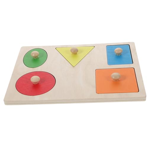 Gogogmee Holzspielzeug Formenlernen Pädagogisch Montessori Steckspiel für Ab Jahren Denkfähigkeit und Hand Auge koordination Geschenkidee Gogogmee Holzspielzeug Formenlernen Pädagogisch Montessori Steckspiel für Ab Jahren Denkfähigkeit und Hand Auge koordination Geschenkidee von Gogogmee