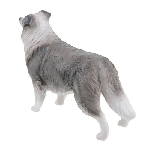 Gogogmee Kuscheltier Dackel Hundekuscheltiere 仿真边境牧羊犬 Hund Dekoration Hund Figur Dekoratives Hundemodell Dog Statue Bildungsrequisit Für Realistische Darstellung Perfekte Deko Für Zuhause von Gogogmee