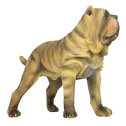 Gogogmee Hundeschmuck Spielzeuge Kinderspielzeug Hundefiguren Hundestatue Aus Kunststoff Hundedekorationen Für Zu Hause Welpenmodell Aus Kunststoff Für Kinder Welpen-Ornament Brown Plastik von Gogogmee