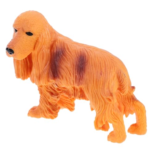 Gogogmee Hundeskulptur Tierisches Lernspielzeug Hundefigur Modell Hundemodell Spielzeug Realistische Hundefigur Kleine Tierfiguren Gefälschtes Hundemodell Simulierte Tierskulptur PVC von Gogogmee