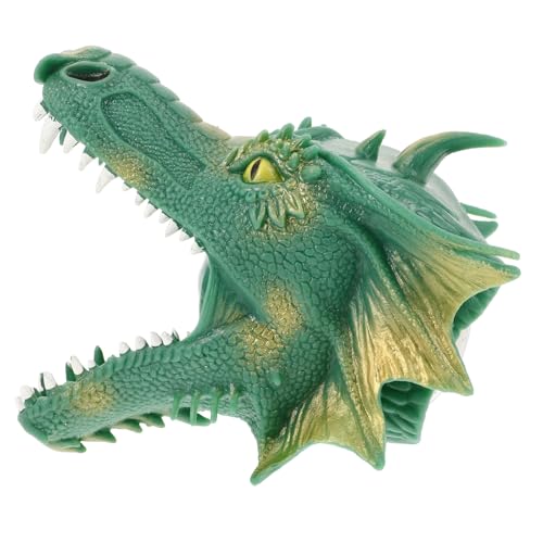 Gogogmee Interaktive Handpuppe Drache Grün Realistische Softgummi Handpuppe für Flexibles Rollenspiel für Geschichten Erzählen Leicht und Sicher für Kindergarten und Zuhause Gogogmee Interaktive Handpuppe Drache Grün Realistische Softgummi Handpuppe für Flexibles Rollenspiel für Geschichten Erzählen Leicht und Sicher für Kindergarten und Zuhause von Gogogmee