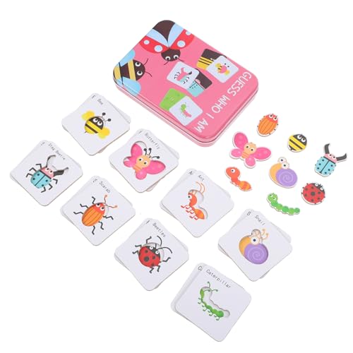 Gogogmee Kinderpuzzle Insekten Holzspielzeug Lernspielzeug für Vorschulkinder Ab Jahren Fördert Kognitive Fähigkeiten Farberkennung und Spielerisches Matching Interaktives Pädagogisches Gogogmee Kinderpuzzle Insekten Holzspielzeug Lernspielzeug für Vorschulkinder Ab Jahren Fördert Kognitive Fähigkeiten Farberkennung und Spielerisches Matching Interaktives Pädagogisches von Gogogmee