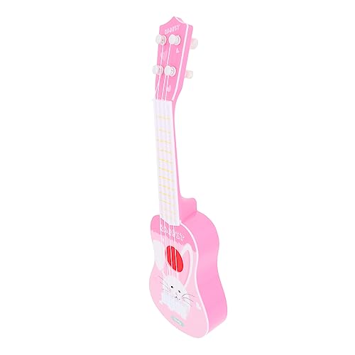 Gogogmee Kinderspielzeug Gitarre Hase Spielzeug Für Kinder Hawaii Gitarrenspielzeug Kind Gitarrenspielzeug Mini Ukulele Kinderspielset Mini Spielzeug Kinder Ukulele Cartoon Kaninchen von Gogogmee