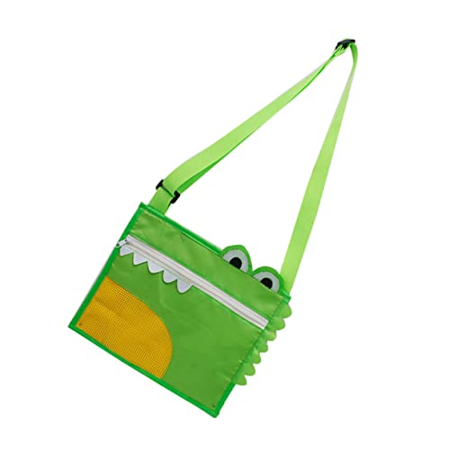 Gogogmee Kleine Tasche aus Mesh-Spielzeugtasche Aufbewahrungsorganisator für Kinder aufbewahrungssack Storage Pockets große Strandtasche Multifunktions-Strandtasche Netz Green von Gogogmee