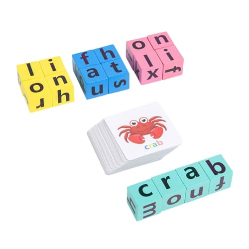 Gogogmee Lernspielzeug Holz Buchstaben Spiel Alphabet Buchstaben Blöcke Pädagogisches Lernspiel für Vorschule Kreatives Rechtschreibspiel Kognitive Fähigkeiten und Koordination Gogogmee Lernspielzeug Holz Buchstaben Spiel Alphabet Buchstaben Blöcke Pädagogisches Lernspiel für Vorschule Kreatives Rechtschreibspiel Kognitive Fähigkeiten und Koordination von Gogogmee