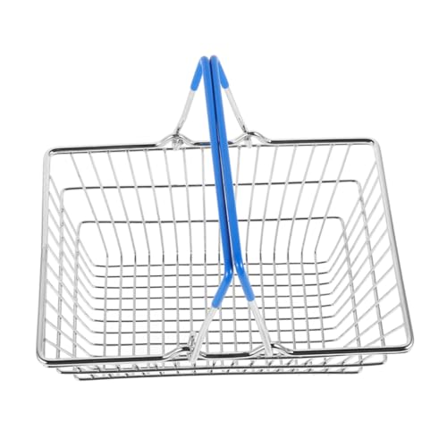 Gogogmee Mini Einkaufskorb aus Eisen für Handlich und Leicht Stilvolles Design für Spielhaus Aufbewahrung von Büchern und Kleinen Accessoires Dunkelblau Kindgerecht Gogogmee Mini Einkaufskorb aus Eisen für Handlich und Leicht Stilvolles Design für Spielhaus Aufbewahrung von Büchern und Kleinen Accessoires Dunkelblau Kindgerecht von Gogogmee