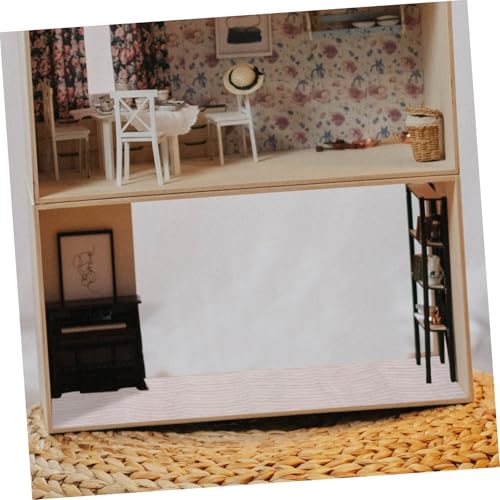Gogogmee Miniatur Bodenbelag Sticker für Mini Haus DIY Selbstklebender Puppenhaus Fußbodenbelag mit Realistischem Holzmaserungsmuster Zuschneidbar Rustikal und Glatt für Miniatur Gogogmee Miniatur Bodenbelag Sticker für Mini Haus DIY Selbstklebender Puppenhaus Fußbodenbelag mit Realistischem Holzmaserungsmuster Zuschneidbar Rustikal und Glatt für Miniatur von Gogogmee