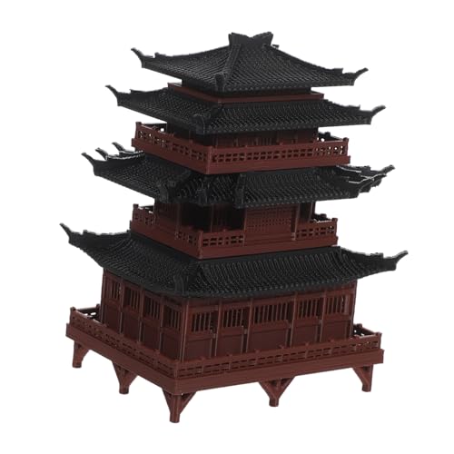 Gogogmee Miniatur Chinesisches Pavillon Modell Feingliedrige Traditionelle Architektur Dekoration für Bonsai Aquarium Mikro-Landschaft Zen Garten Kreative Gestaltung Gogogmee Miniatur Chinesisches Pavillon Modell Feingliedrige Traditionelle Architektur Dekoration für Bonsai Aquarium Mikro-Landschaft Zen Garten Kreative Gestaltung von Gogogmee