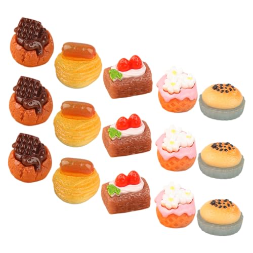 Gogogmee Miniatur Dessert Modelle Realistische Mini Kuchen Dekorationen Für Puppenhaus Küche Zubehör Für Mini Fake Dessert Kuchen Für Sammler Und Bastler von Gogogmee