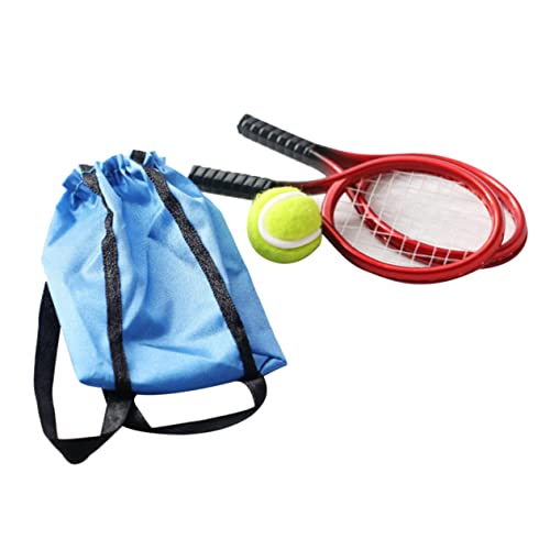 Gogogmee Miniatur-tennisschläger-Set Dekorative Tennisschläger Für Jungen Und Mädchen Zur Dekoration des Minihauses Und Zum Fantasievollen Spielen von Gogogmee