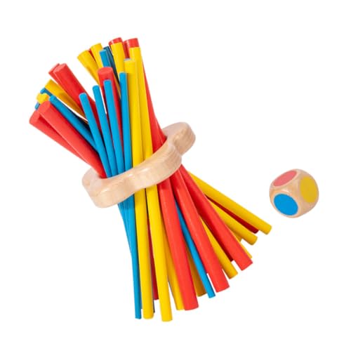 Gogogmee Montessori Balance Stäbe Spiel für Buntes Holzspielzeug zur Koordinations Geduldförderung Familienspiel für Reaktions Farbenerkennungstraining Gogogmee Montessori Balance Stäbe Spiel für Buntes Holzspielzeug zur Koordinations Geduldförderung Familienspiel für Reaktions Farbenerkennungstraining von Gogogmee