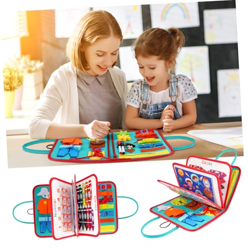 Gogogmee Montessori Busy Board für Kleinkinder Edukatives Lernspielzeug Feinmotorik Farberkennung und Selbstständigkeit Kompakt für Reisen und Vorschule Geschenkidee für Jungen und Mädchen Gogogmee Montessori Busy Board für Kleinkinder Edukatives Lernspielzeug Feinmotorik Farberkennung und Selbstständigkeit Kompakt für Reisen und Vorschule Geschenkidee für Jungen und Mädchen von Gogogmee