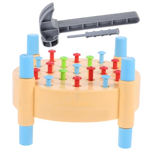 Gogogmee Montessori Hammerbank Bunte Lernspielzeug für Kleinkinder mit Realistischem Hammer Hand Auge Koordination Feinmotorik und Konzentration Interaktives Pounding Toy für Junge Mädchen Gogogmee Montessori Hammerbank Bunte Lernspielzeug für Kleinkinder mit Realistischem Hammer Hand Auge Koordination Feinmotorik und Konzentration Interaktives Pounding Toy für Junge Mädchen von Gogogmee