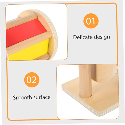 Gogogmee Montessori Holzspielzeug Textiltrommel für Pädagogisches Lernspielzeug mit Klangfunktion Farbige Sensorische Trommel Sicherer Holzstoff Geschenk für Junge Mädchen und Kleinkinder Gogogmee Montessori Holzspielzeug Textiltrommel für Pädagogisches Lernspielzeug mit Klangfunktion Farbige Sensorische Trommel Sicherer Holzstoff Geschenk für Junge Mädchen und Kleinkinder von Gogogmee