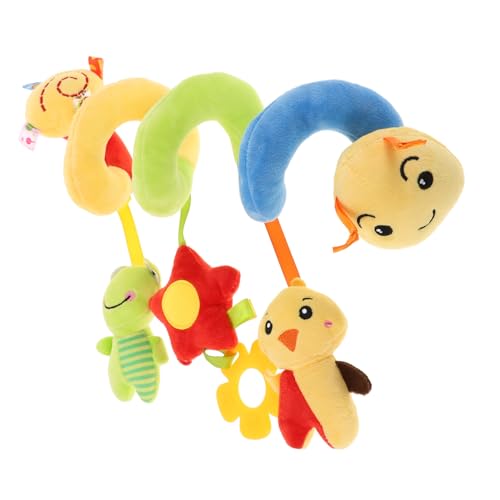 Gogogmee Multifunktionale Spirale Babyspielzeug für Monate Weiches Hängendes Kinderwagen Autositzspielzeug mit Klingel Leicht Tragbar und Einfach zu Befestigen für Babyschale und Gogogmee Multifunktionale Spirale Babyspielzeug für Monate Weiches Hängendes Kinderwagen Autositzspielzeug mit Klingel Leicht Tragbar und Einfach zu Befestigen für Babyschale und von Gogogmee