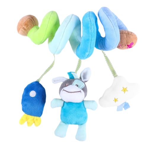 Gogogmee Multifunktionales Babybett Spiralförmiges mit Klingel Buntes Weiches Hänge für Kinderwagen Babyschale und Bett Fördert Entdeckungslust Ab Geburt Gogogmee Multifunktionales Babybett Spiralförmiges mit Klingel Buntes Weiches Hänge für Kinderwagen Babyschale und Bett Fördert Entdeckungslust Ab Geburt von Gogogmee