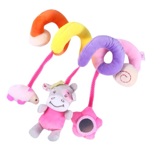 Gogogmee Multifunktionales Spiralfahrzeugsitz mit Klingel Weiches Plüschmaterial Farbenfrohes Design zum Aufhängen an Babybett Kinderwagen und Autositz Fördert Entdeckungslust und Gogogmee Multifunktionales Spiralfahrzeugsitz mit Klingel Weiches Plüschmaterial Farbenfrohes Design zum Aufhängen an Babybett Kinderwagen und Autositz Fördert Entdeckungslust und von Gogogmee