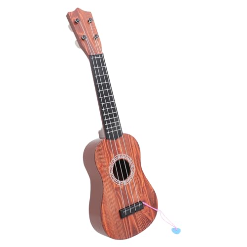 Gogogmee Ukulele Gitarre Spielzeug für Kinder Anfänger Kleiner Instrument mit Holzmaserung für Musikspielzeug Leicht und Tragbar Gogogmee Ukulele Gitarre Spielzeug für Kinder Anfänger Kleiner Instrument mit Holzmaserung für Musikspielzeug Leicht und Tragbar von Gogogmee