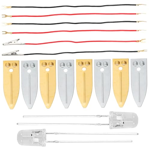 Gogogmee Obstbatterie Experimentierkasten DIY Fruchtbatterie Material mit Metall Kupferplatten Physik Wissenschaftliches Lernspielzeug für Fördert Kreativität und Problemlösung Gogogmee Obstbatterie Experimentierkasten DIY Fruchtbatterie Material mit Metall Kupferplatten Physik Wissenschaftliches Lernspielzeug für Fördert Kreativität und Problemlösung von Gogogmee